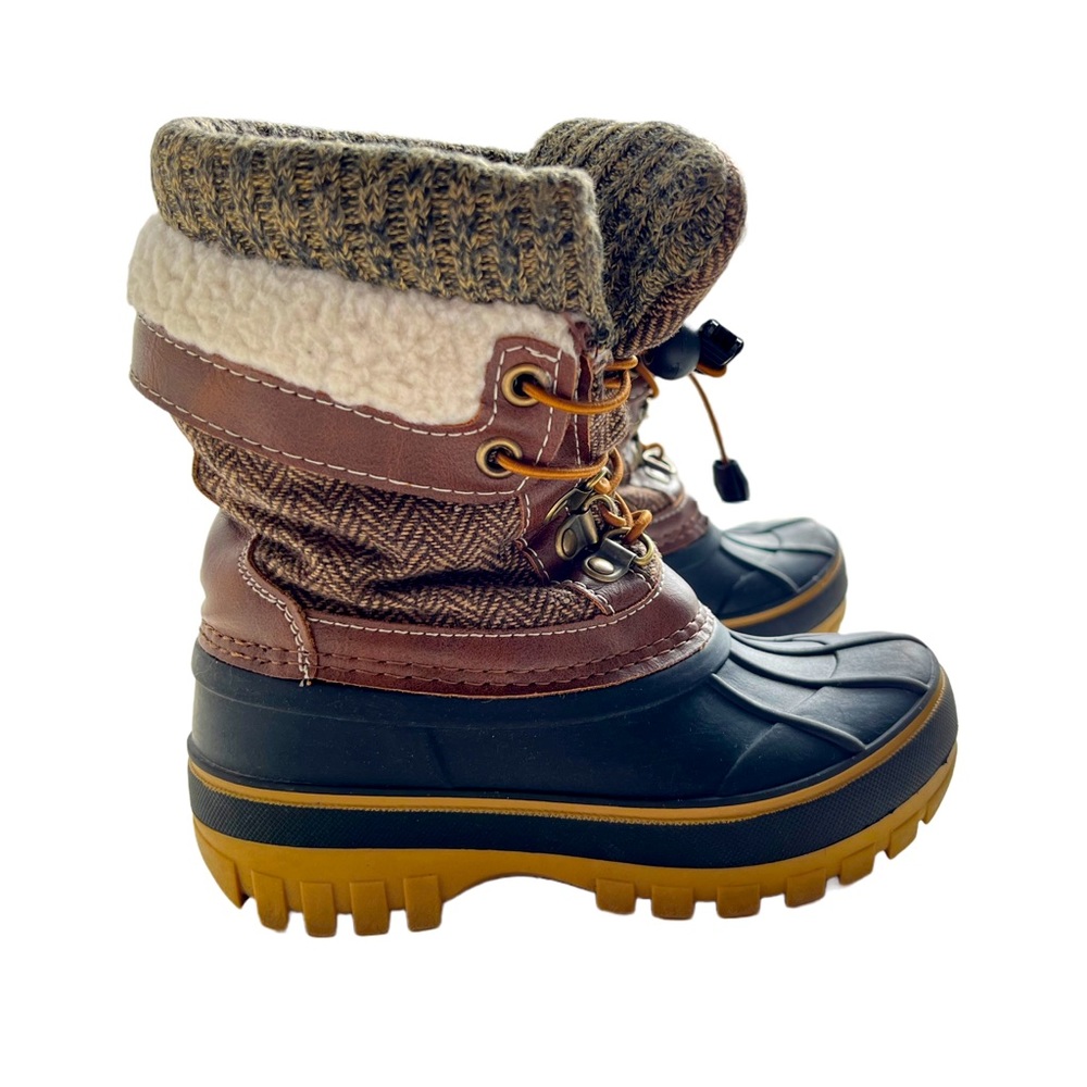 DREAM PAIRS Boys Girls Insulated Waterproof Winter Snow Boots - used